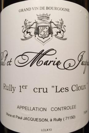 Rully Premier Cru Cloux