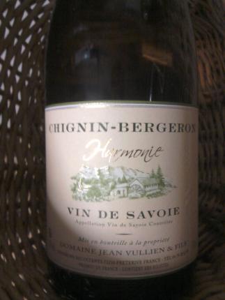 Vin-de-Savoie chignin-Bergeron