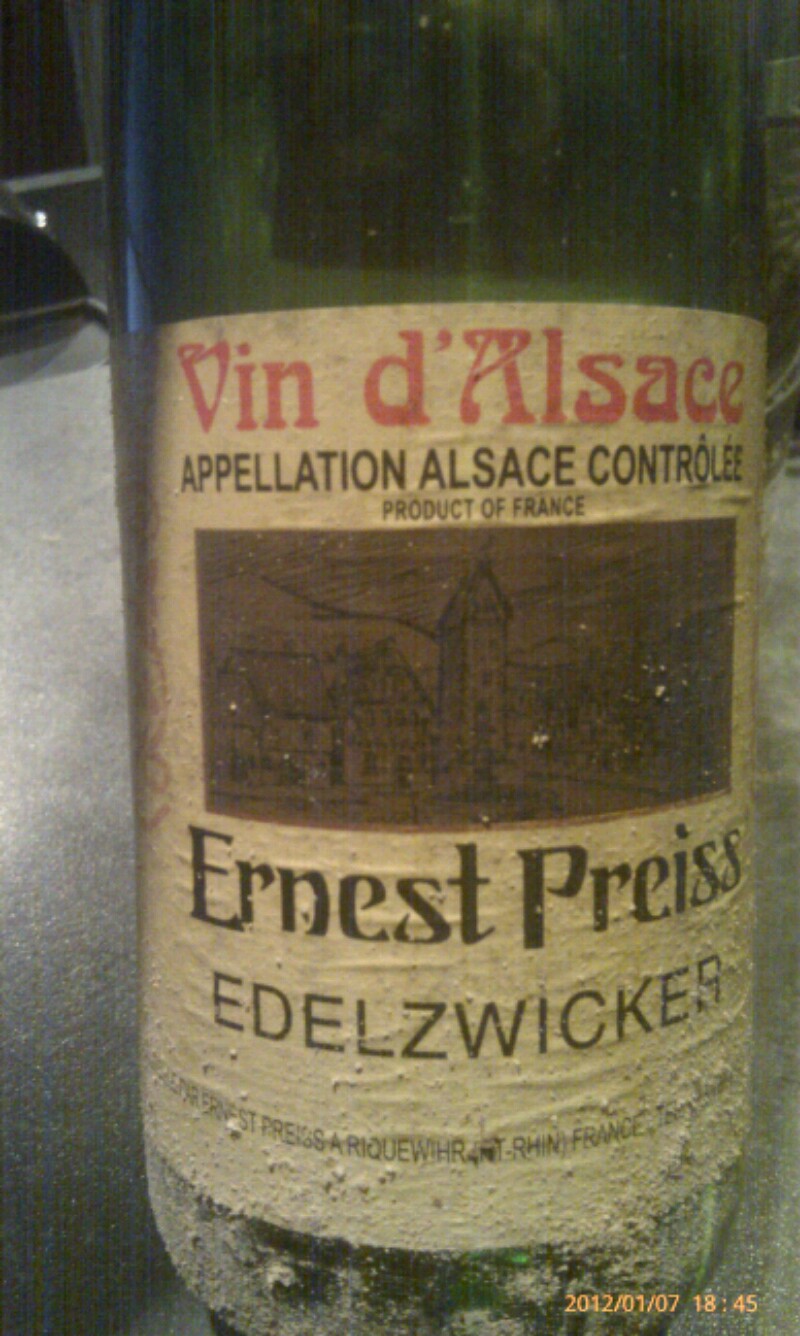 Alsace Edelzwicker