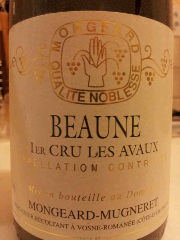 Beaune Premier Cru Les Avaux