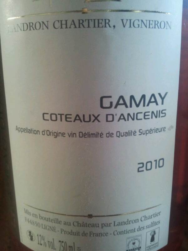 Coteaux d'Ancenis Gamay