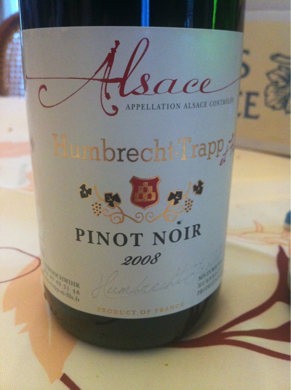 Alsace Pinot Noir