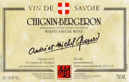 Vin-de-Savoie chignin-Bergeron