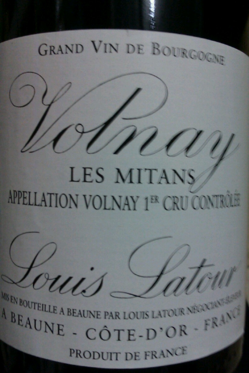 Volnay Premier Cru Les Mitans