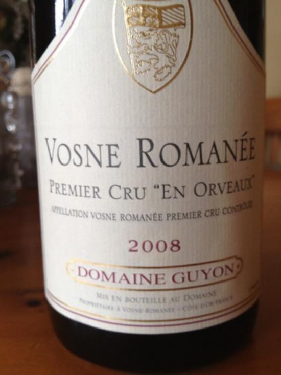 Vosne-Romanée Premier Cru En Orveaux