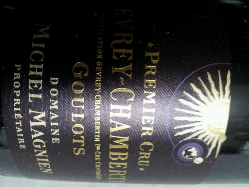Gevrey-chambertin Premier Cru