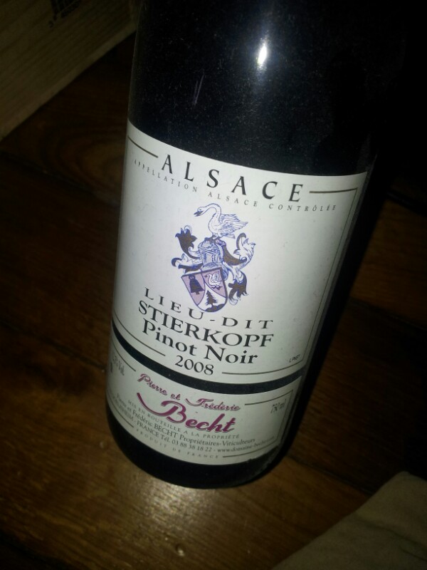 Alsace Pinot Noir
