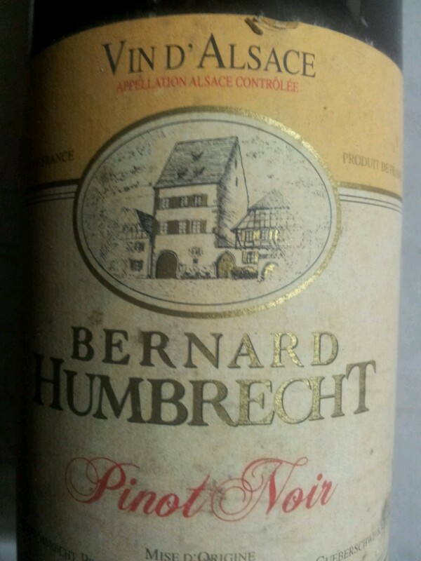 Alsace Pinot Noir