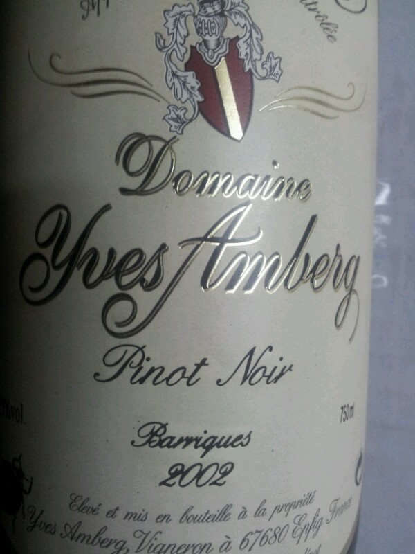 Alsace Pinot Noir