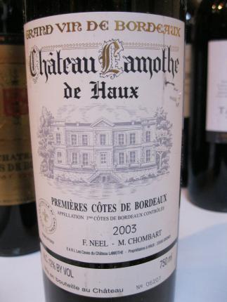 Premières côtes de Bordeaux