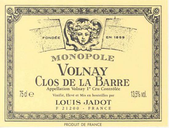 Volnay Premier Cru Clos de la Barre