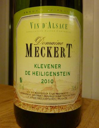 Alsace Klevener de Heiligenstein