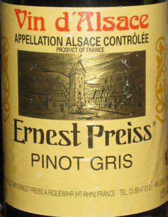 Alsace Pinot Gris