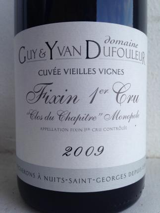 Fixin Premier Cru Clos du Chapitre