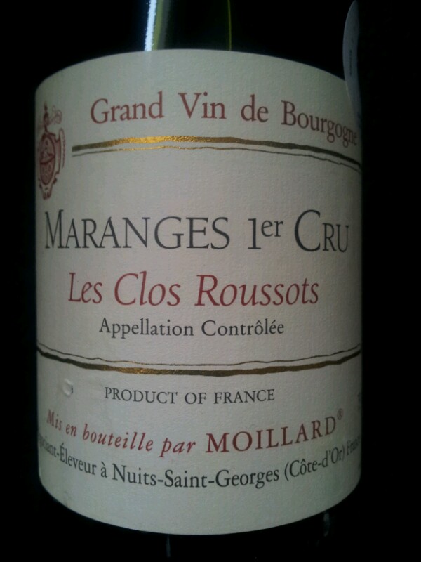 Maranges Premier Cru