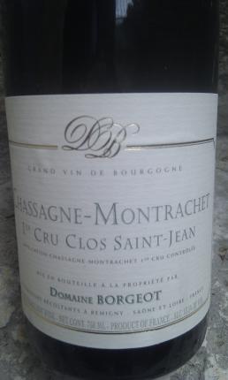 Chassagne-montrachet Premier Cru Chassagne du Clos St Jean