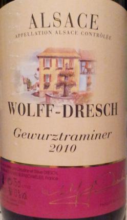 Alsace Gewurztraminer