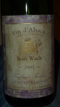 Alsace Gewurztraminer