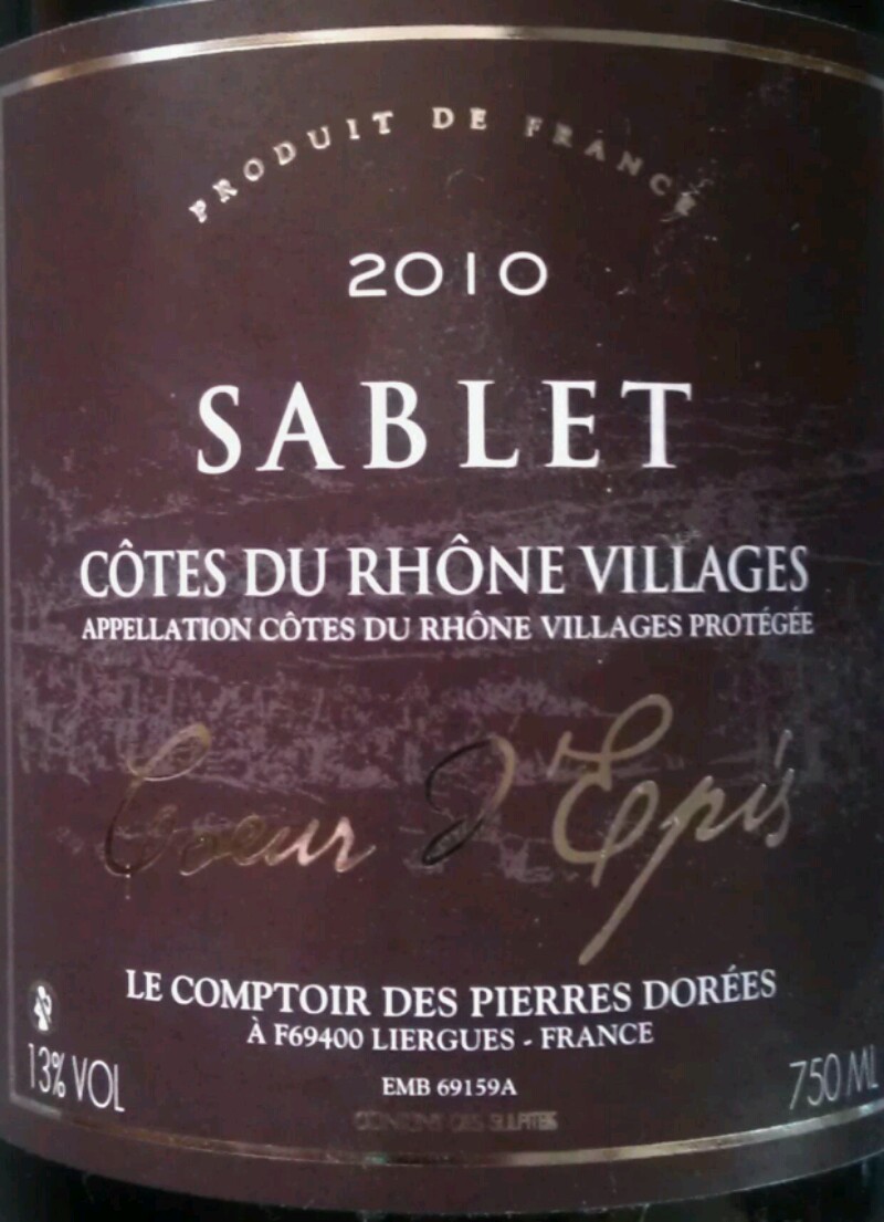 Côtes-du-Rhône-Villages Sablet