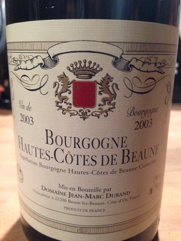 Bourgogne Hautes-Côtes de Beaune