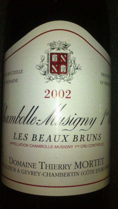Chambolle-Musigny Premier Cru Aux beaux Bruns