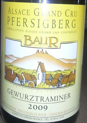 Alsace Grand Cru Pfersiberg