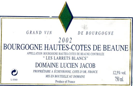 Bourgogne Hautes-Côtes de Beaune