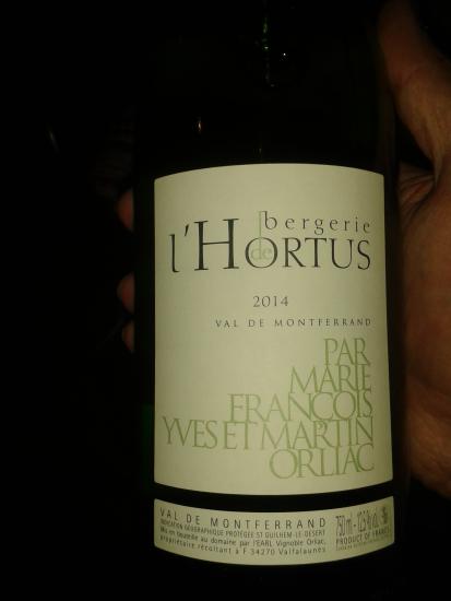Coteaux du languedoc Bergerie de l'Hortus