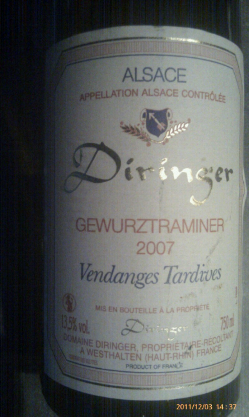 Alsace Gewurztraminer