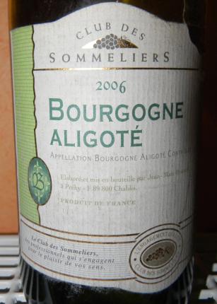 Bougogne Aligoté