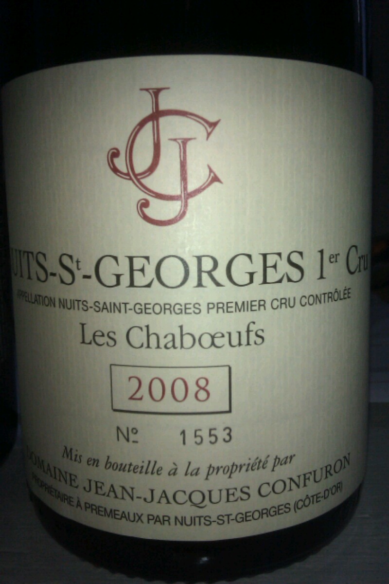 Nuits-Saint-Georges Premier Cru Les Chaboeufs