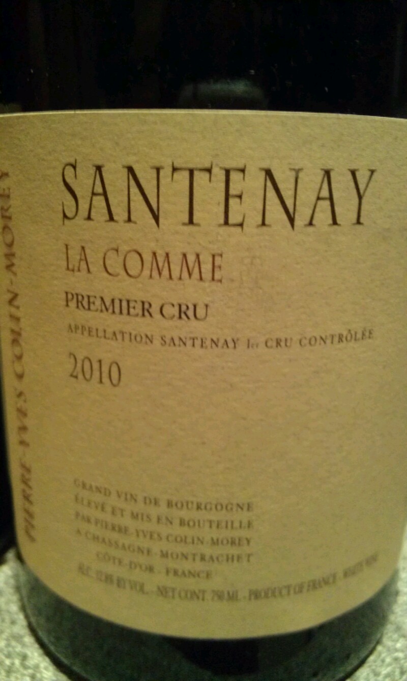 Santenay Premier Cru La Comme