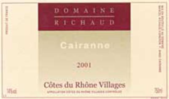 Côtes-du-Rhône-Villages Cairanne