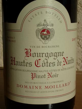 Bourgogne Hautes-Côtes de Nuits