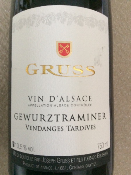 Alsace Gewurztraminer